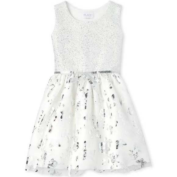 7/8 Sleeveless Tutu Pleated Dress, Simply White